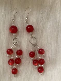 Earing Making Ideas Beads, Beaded Jewelry Designs Ideas, Diy Earrings Beads, Earing Tutorials, Earring Making Ideas, Making Earrings Diy, Crystal Bead Earrings