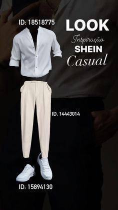 look casual masculino inspiração shein 🚨DESCONTO EXTRA SHEIN: BR27122L digite em MINHA INDICAÇÃO🚨 Classy Outfits Men, Men's Casual Style, Digital Print Fabric, Outfits Men, Look Casual, Sports Equipment, Bts Jungkook, Classy Outfits, All Fashion