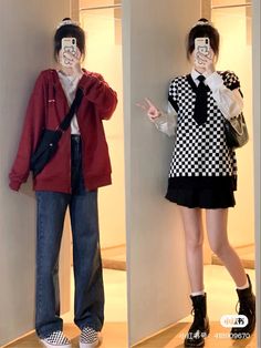 Sakura Fashion, A Style, Outfits Ideas, Korean Fashion, Ootd, Fashion Outfits, Anime, Quick Saves, Clothes