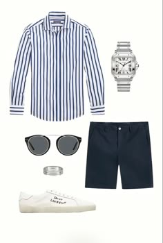 Old Money Elegant Outfit, Outfits Old Money Hombre, Silver Watch Men, Outfit Idea Men, Men Silver Jewelry, Old Money Elegant, Men Business Casual, Ysl Saint Laurent, Preppy Men