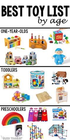 the best toys list for one year old age is in this post it's so cute