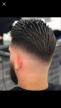 Slickback Hairstyle, Mens Hairstyles With Beard, Beard Haircut, Gents Hair Style, Fresh Haircut, Mens Hairstyles Thick Hair, Faded Hair, Men Haircut, Men Haircut Styles