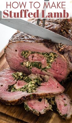 slicing a rolled stuffed leg of lamb. Boneless Leg Of Lamb Recipes Dutch Oven, Stuffed Leg Of Lamb Roast Boneless, Rotisserie Leg Of Lamb Recipes, Boneless Leg Of Lamb Recipes, Boneless Lamb Roast, Celebrate Photography, Braised Leg Of Lamb, Rotisserie Lamb, Walnut Stuffing