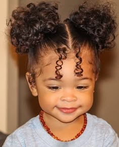 Stile Kylie Jenner, Mixed Baby, Cute Toddler Hairstyles, Lil Girl Hairstyles, Cute Hairstyles For School, Kids Curly Hairstyles, Cute Simple Hairstyles