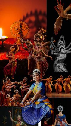 an artistic collage of dancers in various stages of dance, including hands and feet