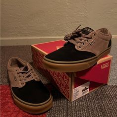 Brand New With Tags. Vans Brown, Vans Suede, Shoes Vans, Men's Vans, Shoes Color, Mens Vans, Suede Shoes, Vans Shoes, Mens Shoes Sneakers