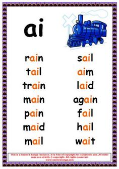 an english alphabet with pictures of trains and words that spell out the word's name