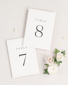 the table numbers are laid out on top of each other