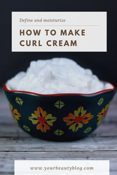 White Girls With Curly Hair, Diy Curl Cream, Diy Hair Curls, Girls With Curly Hair, Diy Curls, Define Curls, Diy Hair Dye, Easy Curls, Best Natural Hair Products