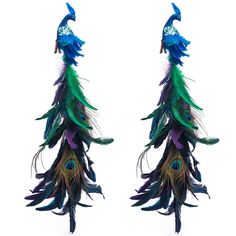 PRICES MAY VARY. Package:You will receive 2pcs faux peacock ornaments with closed long tails ,vivid and colorful,perfect for christmas tree crafts decorations. Material:Our glittered peacock with clips made from quality foam and feathers,will last long time for using,and there is a metal clips at the bottom for you easy to attach to any place you want. Size Details:This peacock ornament total length about 22.8 inches.the tail length about 17-18inches, the peacork needs ti smooth the feathers on Fabric Names Listdoy Peacock Feathers Christmas Bulb, Deep Purple And Teal Christmas Tree, Peacock Angel Tree Topper, Teal Christmas Tree Topper, Mardigra Colors Christmas Tree, Peacock Feather Christmas Tree Topper, Christmas Tree With Peacock Feathers, Teal Tree Topper, Silver Gold Teal Christmas Tree