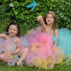 We Have Nicknamed This Beautiful Ensemble Of Colors "Kissing Butterflies". This Is Our Custom Made Dancing With Fairies Style Dress. These Are Example Of Our Short And Long Lengths And Of Our Straight Or Knotted Style (As Seen In The Short Style) We Charge Primarily According To The Amount Of Material Used So We Will Discount Your Order Accordingly. 3 Day Turn Around Fairy Dress , 2t 3t 4t 5t 6t 7 8 12 Boy #Girl #Room #Decor #Bow #Holder #Christmas #Present #Decoration #Clothes #Newborn #Blank Mackenzie Ziegler Solos, Tutu Frocks, Christmas Present Decoration, Tulle Tutu Dress, Boy Girl Room, Girl Room Decor, Tulle Tutu, Fairy Fashion, Bow Holder