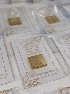 some gold bars are on display for people to see in the store or at the event