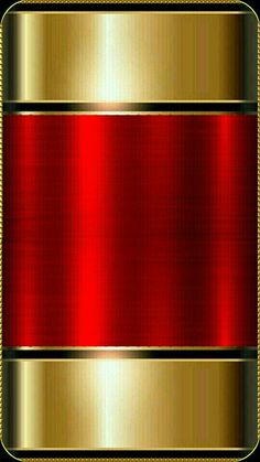 a gold and red background with some lines