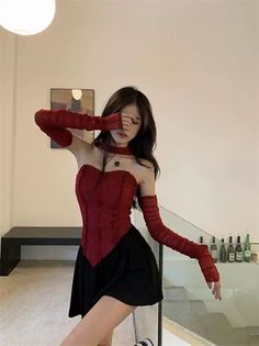 Goth Valentines Outfit, Kpop Dress Outfits Stage, Mafia Girl Outfits, Kpop Inspired Outfits Stage, Kpop Outfits Inspiration Stage, Lover Dress, Attractive Dresses, Stage Outfit, Mode Inspo