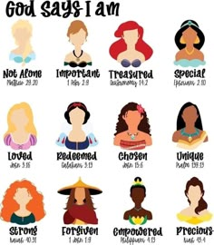 an image of the zodiac sign for women in different colors and sizes, with words above them