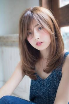 Long Hair Asian Hairstyles, Short Hairstyle Women 30s, Kids Layered Haircut, Korean Haircut Medium, Medium Length Hair With Bangs, Korean Hairstyles, Medium Haircuts, Shapes Activities, Haircuts For Medium Hair