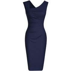 Women's Retro Sleeveless Bodycon Dress Size: L.  Color: Blue.  Gender: female.  Age Group: adult. Sleeveless Bodycon Dress, Blue Gender, Classy Outfits, Plus Size Dresses, Age Group, Colorful Dresses, Little Black Dress, Bodycon Dress, Color Blue