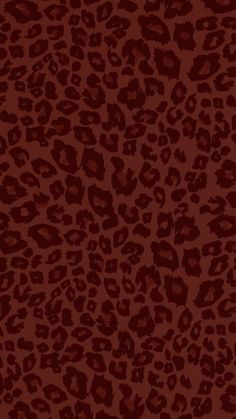 an animal print pattern in red and brown