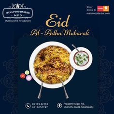 an advertisement for the eid restaurant