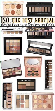 The BEST Drugstore Neutral Eyeshadow Palette - What is the best, most affordable, work-safe, neutral eyeshadow palette at the drugstore? Best Natural Eyeshadow Palette, Best Drugstore Eyeshadow, Affordable Eyeshadow Palettes, Maybelline Eyeshadow Palette, Drugstore Eyeshadow Palette, Drugstore Eyeshadow, Natural Eyeshadow Palette, Everyday Eyeshadow, 2022 Makeup