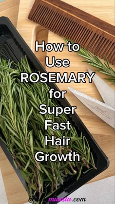 Want to learn how to make rosemary hair rinse for super fast hair growth? Well, I got you bestie! If you haven’t started using rosemary water for hair growth you’re missing out on the simplest hair growth hack ever… Rosemary Water Benefits, Rosemary Hair Rinse, Super Fast Hair Growth, Rosemary For Hair, Hair Growth Oil Recipe, Rosemary Hair, Hair Growth Tonic, Rosemary Water