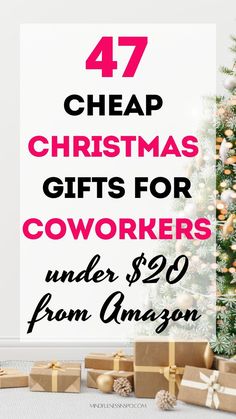 47 cheap Christmas gifts for coworkers under $20 on Amazon. gift guide on mindfulnessinspo.com Cheap Cute Christmas Gifts, Christmas Gifts For Male Coworkers, Cute Christmas Gifts For Coworkers, Cheap Christmas Gifts For Coworkers, Inexpensive Christmas Gifts For Coworkers, Cheap Gifts For Coworkers, Gifts For Male Coworkers, Christmas Office Gifts, Gifts For Office Staff