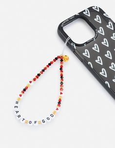 Accessorize your phone and EF phone case with our Heart of God beaded phone charm! It adds some fun to your mirror selfies and can also be functional by wearing it around your wrist so you don't drop your phone.   "Watch over your heart with all diligence, For from it flow the springs of life." -Proverbs 4:23