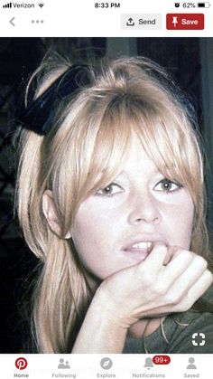 Brigitte Bardot Hairstyle, Bardot Hairstyle, Brigitte Bardot Hair, Bardot Bangs, Bardot Hair, Side Bangs Hairstyles, Short Hair With Bangs, Brigitte Bardot