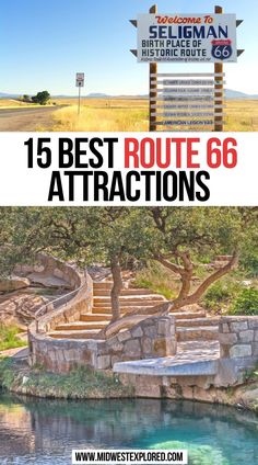 Best Route 66 Attractions Rt 66 Road Trip, Route 66 Missouri, Grand Cayon, Driving Route 66, Route 66 Map, Map Route, Route 66 Arizona, Usa Trips