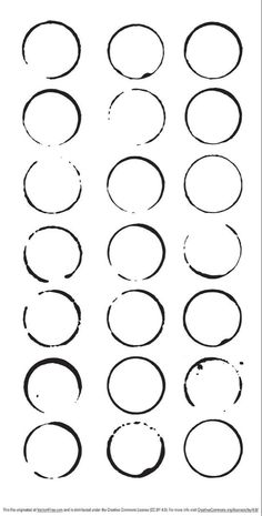 an image of circles drawn in black ink