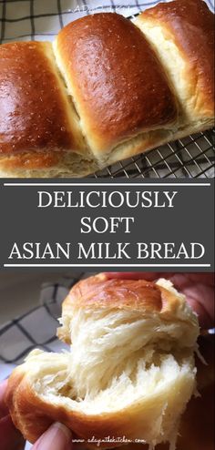 Hokkaido Milk Bread, Cake Pizza, Mapo Tofu, Pizza Sandwich, Milk Bread, Cloud Bread, Dessert Aux Fruits, Best Bread Recipe