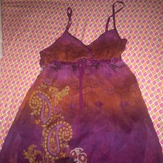 Never Worn Teen Girls Size M Dress With Spaghetti Straps. Shades Of Purple And Pink - Boho In Style Teenage Dress, Pink Boho, Teen Girls, Shades Of Purple, Pink Purple, Spaghetti Strap, Spaghetti, Midi Dress, Shades