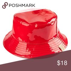 Rain Bucket, Rustic Outfits, Bucket Ideas, Rosé Hot, Red Rain, Bucket Hat Design, Kids C, Rain Hat, Hat Design