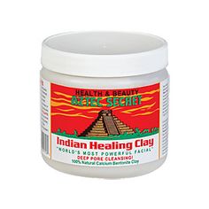 Product Image for Bentonite Indian Healing Clay (1 Pound Clay) Aztec Secret Indian Healing Clay, Calcium Bentonite Clay, Indian Healing Clay, How To Reduce Pimples, Healing Clay, Bentonite Clay, Pore Cleansing, Mascara Facial, Homemade Face Masks