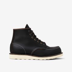 View 6-Inch Classic Moc Boot by Red Wing on our site for more info. Black Red Wing Boots, Redwing Boots, Wings Icon, Bald Men Style, Wing Boots, Red Wing Boots, Early Black Friday, Bespoke Post, Bald Men