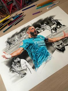 Ideias de desenho realista Sports Paint, Celebrity Artwork, Tools Drawing, Hipster Wallpaper, Deep Art, Art Tools Drawing, Inspiration Painting, Kung Fu Panda, Hyperrealism