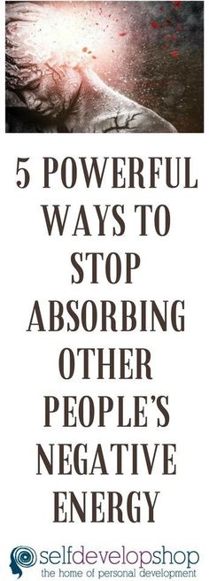 5 Powerful Ways to Stop Absorbing Other People’s #NegativeEnergy #negative #energy #cleanse Negative Energy Cleanse, Energy Cleanse, Empath, Negative Energy, Spiritual Awakening, Self Development, Energy Healing, Mind Body, Positive Energy