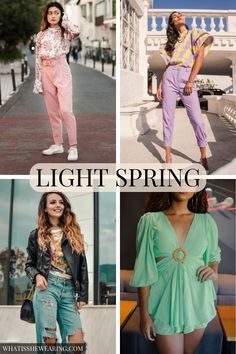 light spring color palette Light Spring Hair Color Ideas, Light Spring Capsule Wardrobe