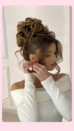 Hair Stylies, Formal Hairstyles, Wedding Hair And Makeup, Hair Transformation, Aesthetic Hair, Bridesmaid Hair, Prom Hair