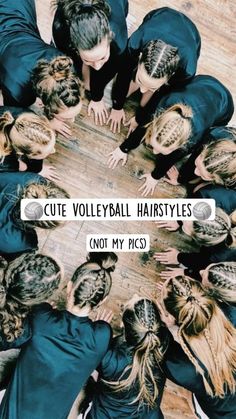 Game Day Hairstyles Volleyball, Braided Sporty Hairstyles, Hair Dues