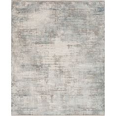 an area rug with grey and white colors