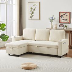 Product Overview: The 78.7" L-shaped reversible corduroy sofa bed offers both comfort and versatility, making it the perfect fit for tight spaces like apartments, living rooms, and offices. Pullout Bed, L Shaped Sofa Bed, Modular Sofa Bed, Sofa Dimension, Modern Sofa Designs, Storage Chaise, Sectional Sleeper Sofa, Sofa Bed With Storage, Lounge Design