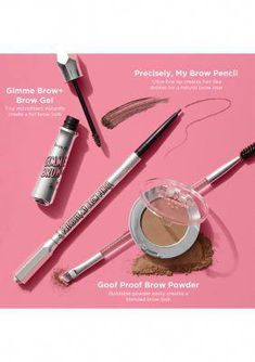 Buh Bye, Castor Seed, Neutral Blonde, Gimme Brow, Fill In Brows, Brow Powder, Brow Brush, Skin Hair