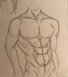 Art, Male Body, Abs, Sketch Easy Drawings Sketches, Hand Art Drawing, Art Drawings Sketches Simple, Cool Art Drawings