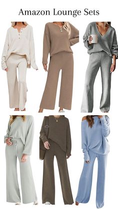 #amazon #loungesets #amazoncozy #cozylougeset #shophere #winteroutfit #cozy Cozy Set Outfit, Cozy Winter Outfits Lazy Days, Winter Lounge Outfit, Sweater Set Outfits, Outfits 30s, Outfits Lazy, Cozy Winter Outfits