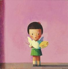 LIU YE http://www.widewalls.ch/artist/liu-ye/ #contemporary #art Chinese Contemporary Art, Chinese Artwork, Art Matters, Favorite Cartoon Character, Usa Art, Beijing China, Inspirational Artwork, Pop Surrealism, Funky Art