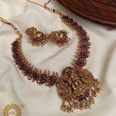 Lakshmi neckpiece with earrings Price - 599/- + freeship