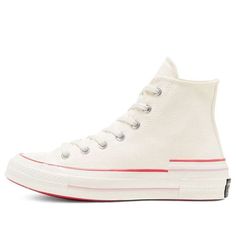 (WMNS) Converse Chuck 70 High 'Popped Color - Carmen Pink' 568800C White High Top Converse, Converse Womens, Preppy Shoes, Autumn Fits, Converse Chuck 70, Pink Lotus, Shoe Inspo, Chuck 70, Swag Shoes