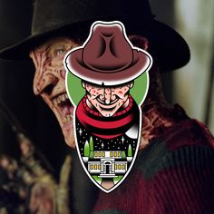 an image of a creepy man wearing a hat