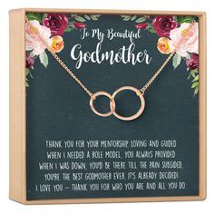 Godmother Necklace Godmother Quotes, Godmother Necklace, Dear Ava, 1 Rose, No Code, For My Daughter, Chain Extenders, Stamped Jewelry, Foil Stamping